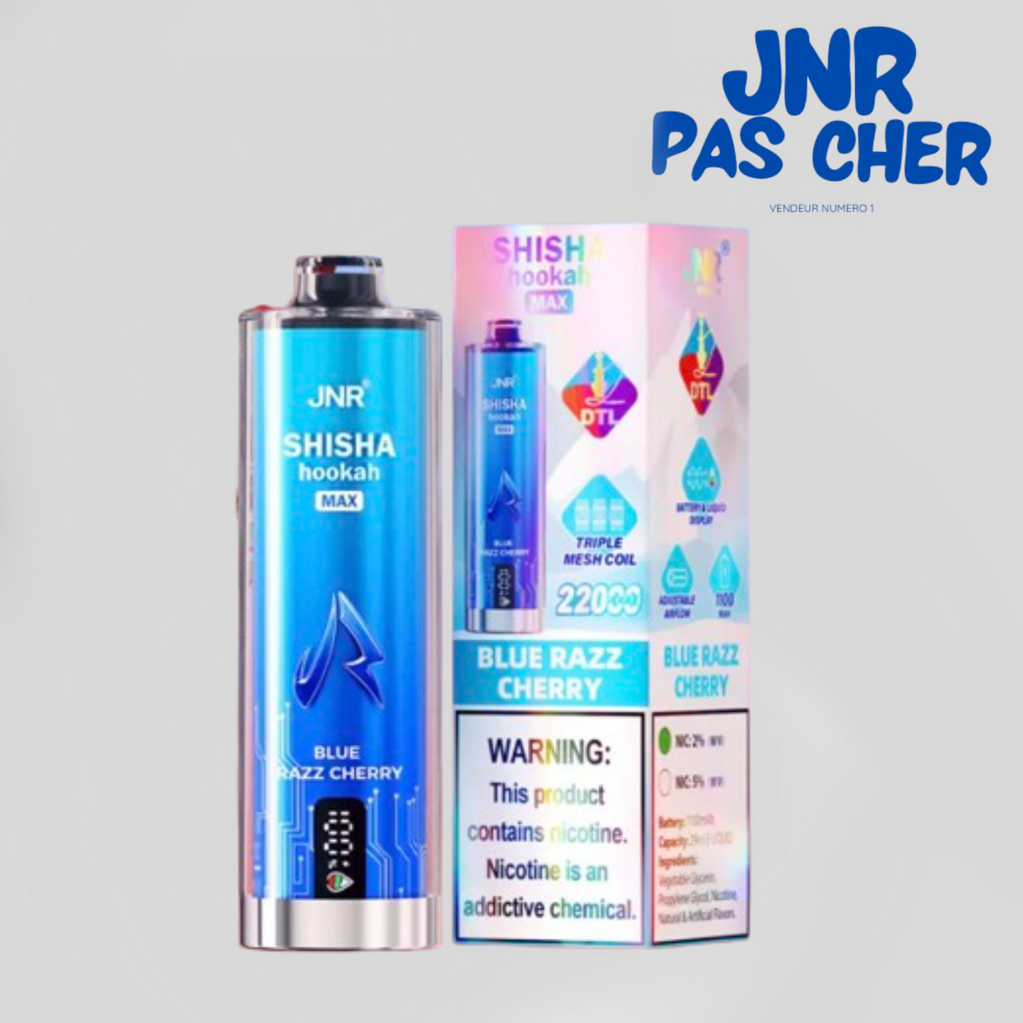 Shisha 22K pas cher – Livraison rapide en France